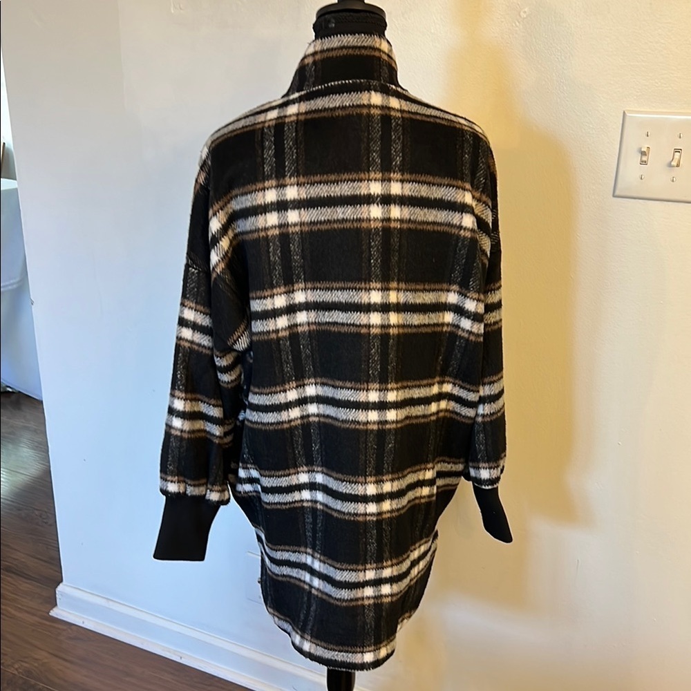 Women’s Steve Madden Wool & Cotton Black Coat - Picture 4 of 13